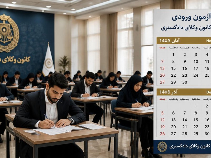 زمان برگزاری آزمون وکالت ۱۴۰۵ کانون‌های وکلا اعلام شد | نیمه دوم پاییز + جزئیات کامل